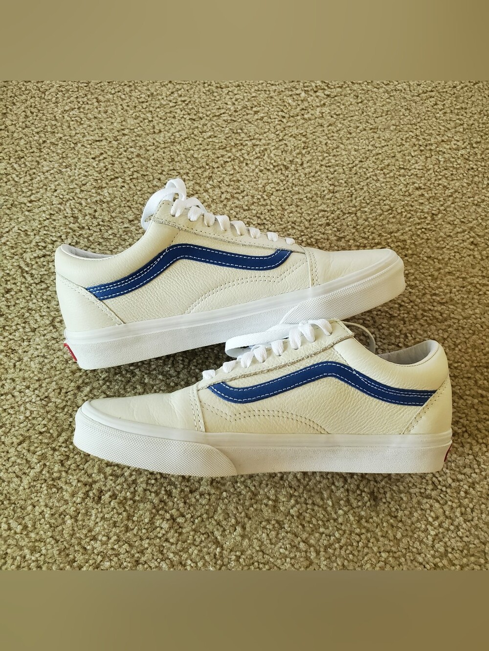 NWOT Leather Vans